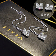 Load image into Gallery viewer, 2019 Fashion New Earrings For Women Jewelry Silver Tassel Heart geometric Stud Earrings Womens Set Cute Gift Earing Earring