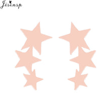 Load image into Gallery viewer, Jisensp Punk Waves Ear Climbers Earrings for Women Stud Earrings Ear Crawler Bohemian Cute Earing Piercing Earings pendientes