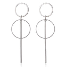 Load image into Gallery viewer, Fashion Statement Earrings 2019 Big Geometric Round Earrings For Women Hanging Dangle Earrings Drop Earing Modern Female Jewelry