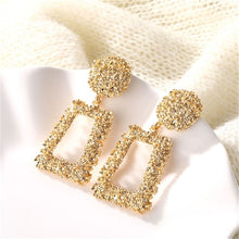 Load image into Gallery viewer, ALIUTOM Fashion Statement Earrings Big Metal Geometric Pendant Earrings For Women Hanging Dangle Earrings Drop Earing Bohemian