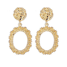 Load image into Gallery viewer, ALIUTOM Fashion Statement Earrings Big Metal Geometric Pendant Earrings For Women Hanging Dangle Earrings Drop Earing Bohemian