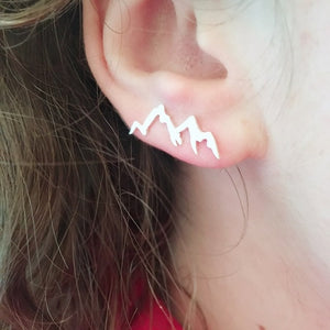 SMJEL Bohemian Vintage Earrings Jewelry Leaf Geometric Round Stud Earrings for Women Simple Bar Leaf Earing Ear Climber Girls