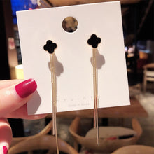 Load image into Gallery viewer, 2019 Fashion New Earrings For Women Jewelry Silver Tassel Heart geometric Stud Earrings Womens Set Cute Gift Earing Earring
