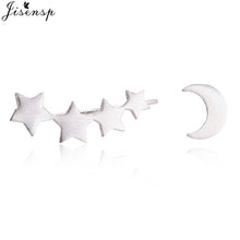 Load image into Gallery viewer, Jisensp Punk Waves Ear Climbers Earrings for Women Stud Earrings Ear Crawler Bohemian Cute Earing Piercing Earings pendientes
