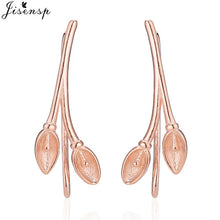 Load image into Gallery viewer, Jisensp Punk Waves Ear Climbers Earrings for Women Stud Earrings Ear Crawler Bohemian Cute Earing Piercing Earings pendientes
