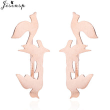 Load image into Gallery viewer, Jisensp Punk Waves Ear Climbers Earrings for Women Stud Earrings Ear Crawler Bohemian Cute Earing Piercing Earings pendientes
