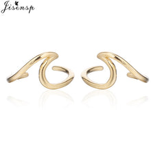 Load image into Gallery viewer, Jisensp Punk Waves Ear Climbers Earrings for Women Stud Earrings Ear Crawler Bohemian Cute Earing Piercing Earings pendientes
