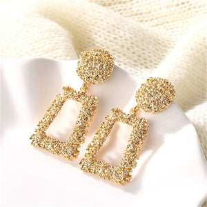 ALIUTOM Fashion Statement Earrings Big Metal Geometric Pendant Earrings For Women Hanging Dangle Earrings Drop Earing Bohemian