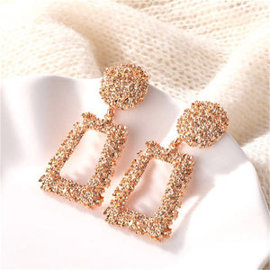 ALIUTOM Fashion Statement Earrings Big Metal Geometric Pendant Earrings For Women Hanging Dangle Earrings Drop Earing Bohemian