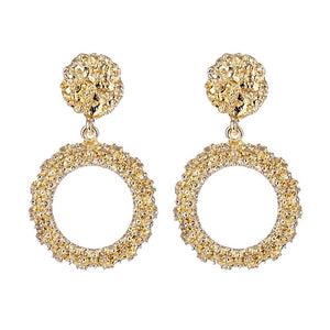ALIUTOM Fashion Statement Earrings Big Metal Geometric Pendant Earrings For Women Hanging Dangle Earrings Drop Earing Bohemian