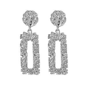 ALIUTOM Fashion Statement Earrings Big Metal Geometric Pendant Earrings For Women Hanging Dangle Earrings Drop Earing Bohemian