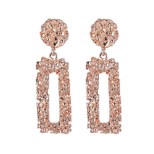 ALIUTOM Fashion Statement Earrings Big Metal Geometric Pendant Earrings For Women Hanging Dangle Earrings Drop Earing Bohemian