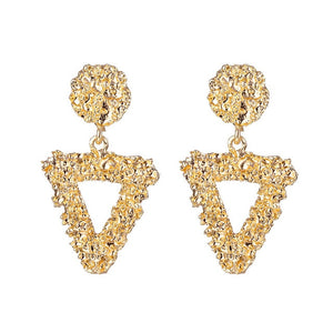 ALIUTOM Fashion Statement Earrings Big Metal Geometric Pendant Earrings For Women Hanging Dangle Earrings Drop Earing Bohemian