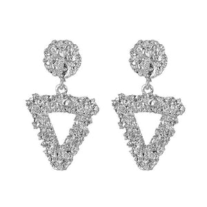 ALIUTOM Fashion Statement Earrings Big Metal Geometric Pendant Earrings For Women Hanging Dangle Earrings Drop Earing Bohemian
