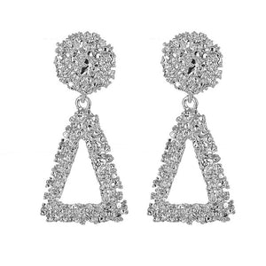 ALIUTOM Fashion Statement Earrings Big Metal Geometric Pendant Earrings For Women Hanging Dangle Earrings Drop Earing Bohemian