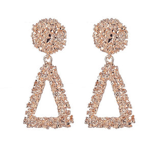 ALIUTOM Fashion Statement Earrings Big Metal Geometric Pendant Earrings For Women Hanging Dangle Earrings Drop Earing Bohemian